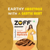 Zoff Cassia Bark - Dalchini Cinnamon Stick - Dal Chini for Authentic Flavour, Aromatic Warmth - Net Weight 100 g