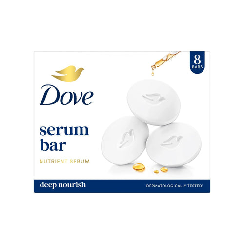 Dove Serum Bar | with Nutrient Serum | Deep Nourish | 1000g (125g x 8)