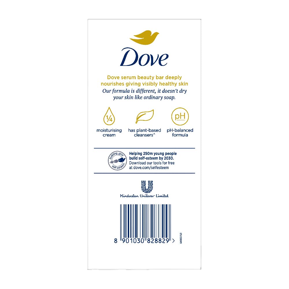 Dove Serum Bar | with Nutrient Serum | Deep Nourish | 1000g (125g x 8)
