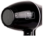WAHL 5439-024 Super Dry Professional 2000 Watts Ionic Hair Dryer with Tourmaline Technology, 3 Heat Settings & 2 Speed Settings & Cool Shot Button - Black