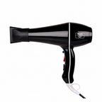 WAHL 5439-024 Super Dry Professional 2000 Watts Ionic Hair Dryer with Tourmaline Technology, 3 Heat Settings & 2 Speed Settings & Cool Shot Button - Black