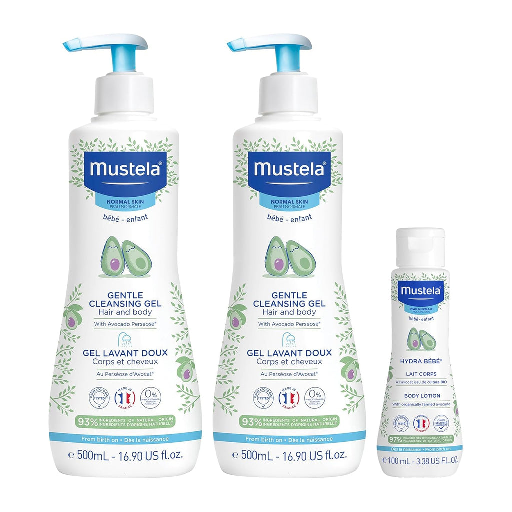 Mustela Baby Skincare Combo – Buy 2 Cleansing Gel 500ml