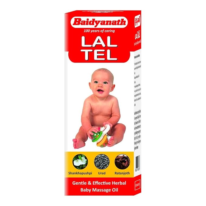 Baidyanath Asli Ayurved Lal Tel Ayurvedic Baby Massage Oil