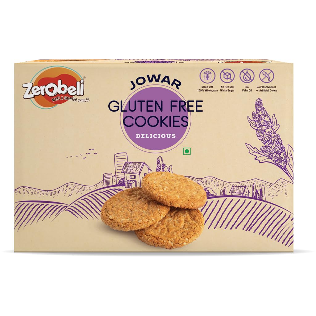 Zerobeli Jowar Gluten Free Cookies 250g