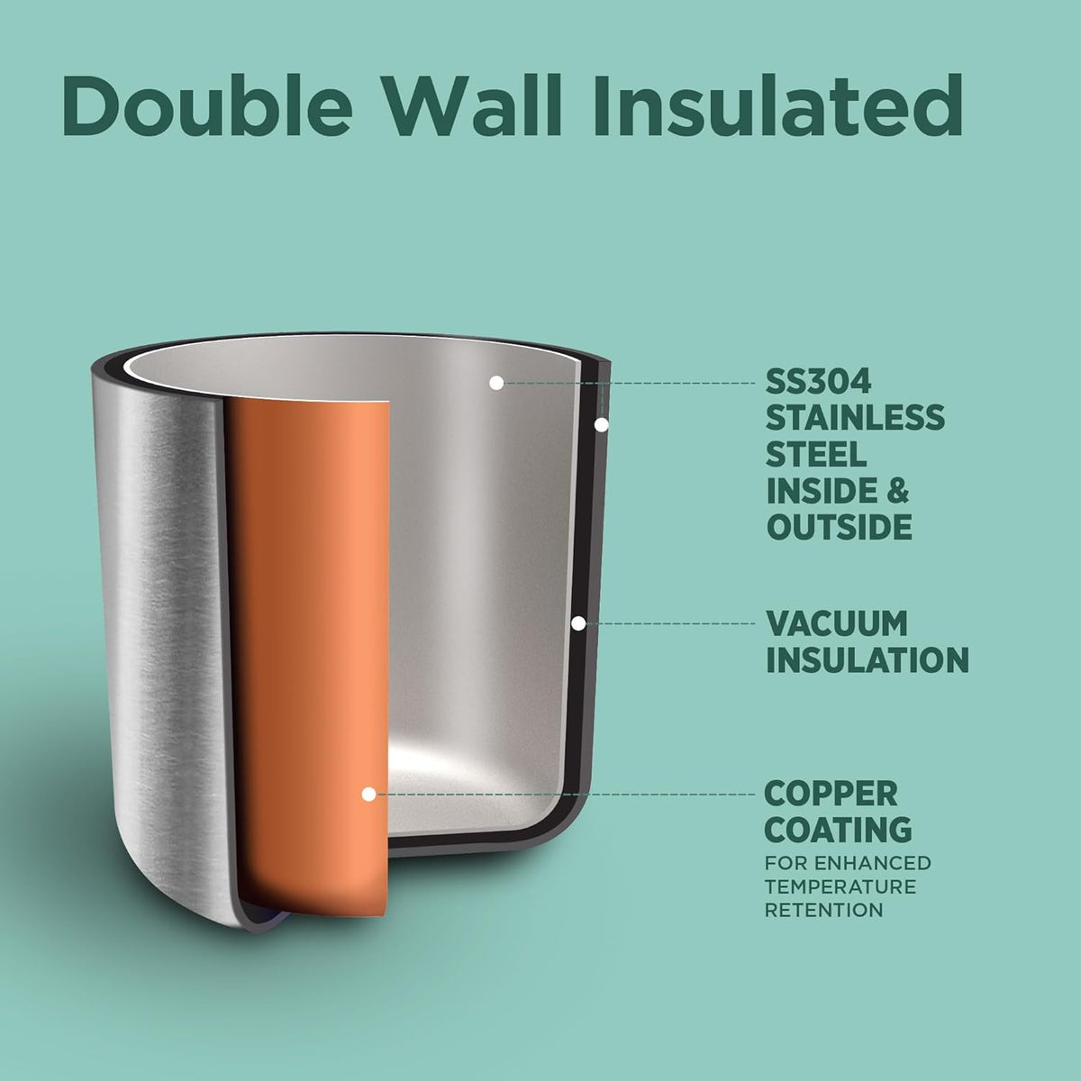 Milton Duo DLX 1000 Thermosteel 24 Hours Hot and Cold Water Bottle, 1 Litre, Silver