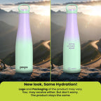 Stainless Steel Water Bottle Morocco Purple-Green Ombre 600ml