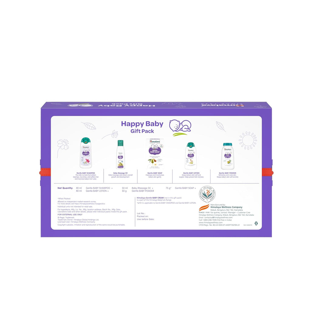 Himalaya Happy Baby Gift Pack 5s with Newborn Baby Essentials