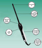 Professional Feel ABS Pro Hair Curler For Women - Electric Hair Curel Chopstick Curler Chopstick (Barrel Diameter: 9 mm)