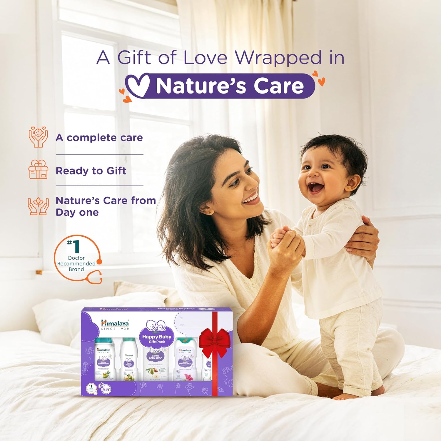 Himalaya Happy Baby Gift Pack 5s with Newborn Baby Essentials