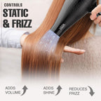 VEGA PROFESSIONAL Pro Xpert Dry 2800W Hair Dryer for Women & Men | Professional Blow Dryer with Combination of 4 Heat & 2 Speed Settings & Cool Shot Button, 16 Amp Plug | Salon Hair Styling (VPPHD-10)
