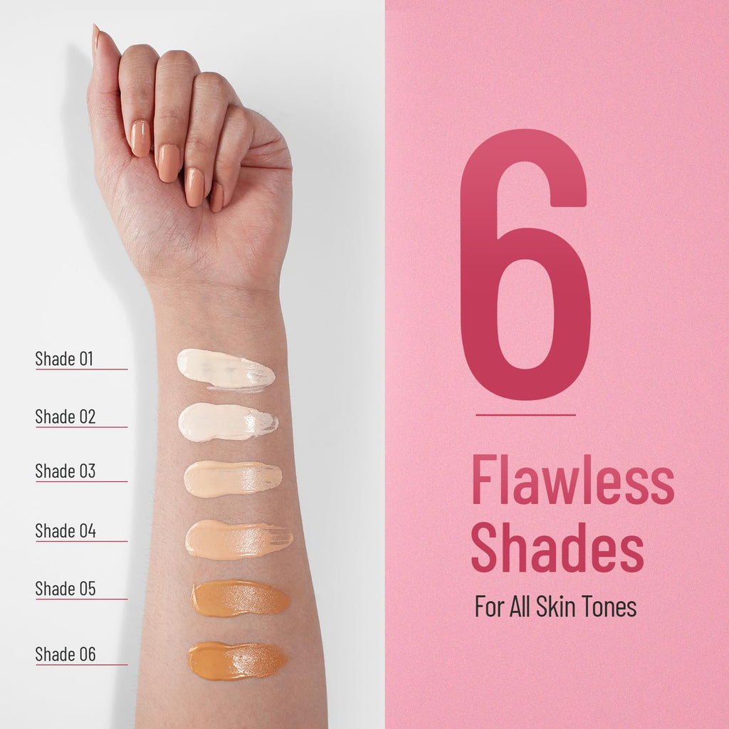 Swiss Beauty Matte Shiny Pearl Water Drop Blemish Long Lasting Balm BB Lightweight,40ml
