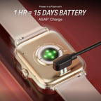 boAt Storm Infinity w/21 Days Extensive Battery Life, BT Calling, Huge 550mAh Battery, Fast Charge, 1.83” (4.65cm) Display, HR, SpO2 & Sleep Tracking, Smart Watch for Men & Women (Cherry Blossom)