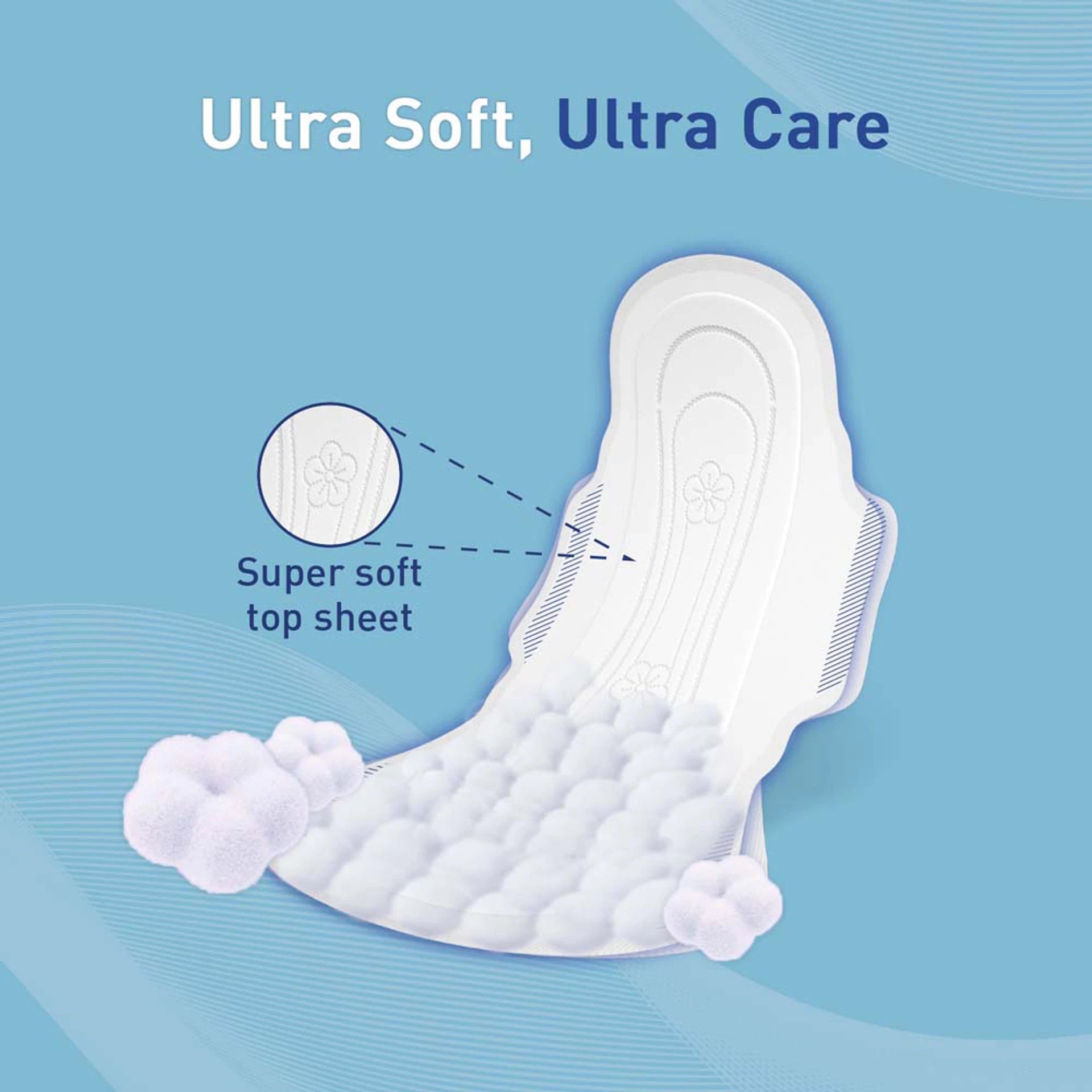 Paree Ultra Thinz Soft & Rash Free Double Feathers XXL Sanitary Pad (Pack of 50)