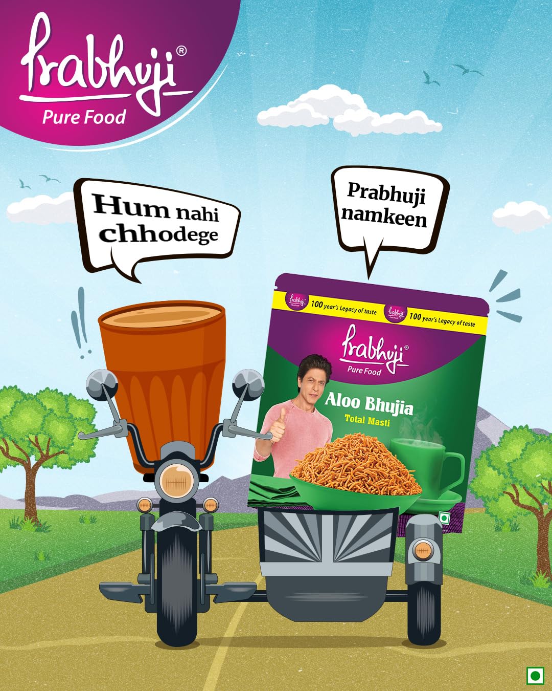 Prabhuji Pure Food Aloo Bhujia Namkeen 900g