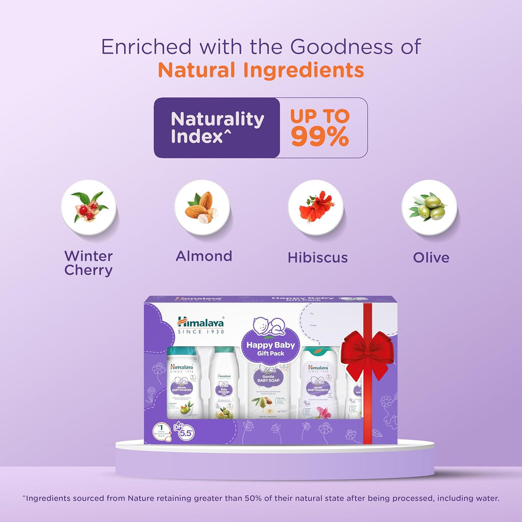 Himalaya Happy Baby Gift Pack 5s with Newborn Baby Essentials