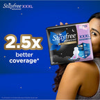 Stayfree Advanced XXXL Thin Sanitary Pads for Women | 16 Soft Cotton Pads for All Night Ultra Comfort