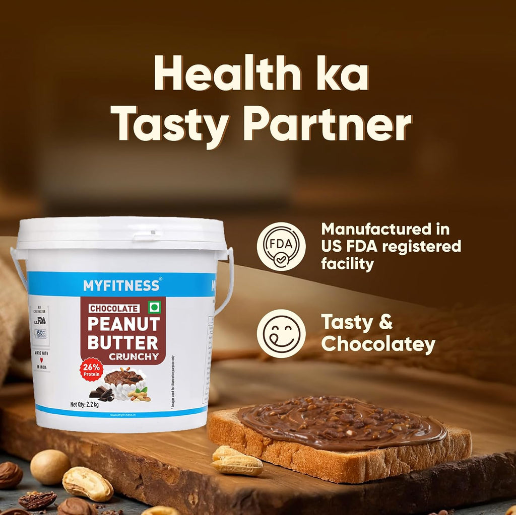 MYFITNESS Peanut Butter Chocolate Flavour, Crunchy 2.2kg