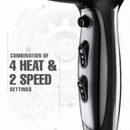 VEGA PROFESSIONAL Pro Xpert Dry 2800W Hair Dryer for Women & Men | Professional Blow Dryer with Combination of 4 Heat & 2 Speed Settings & Cool Shot Button, 16 Amp Plug | Salon Hair Styling (VPPHD-10)