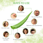 WOW Skin Science 99% Pure Aloe Vera Gel for Face, Skin &amp; Hair - 500ml