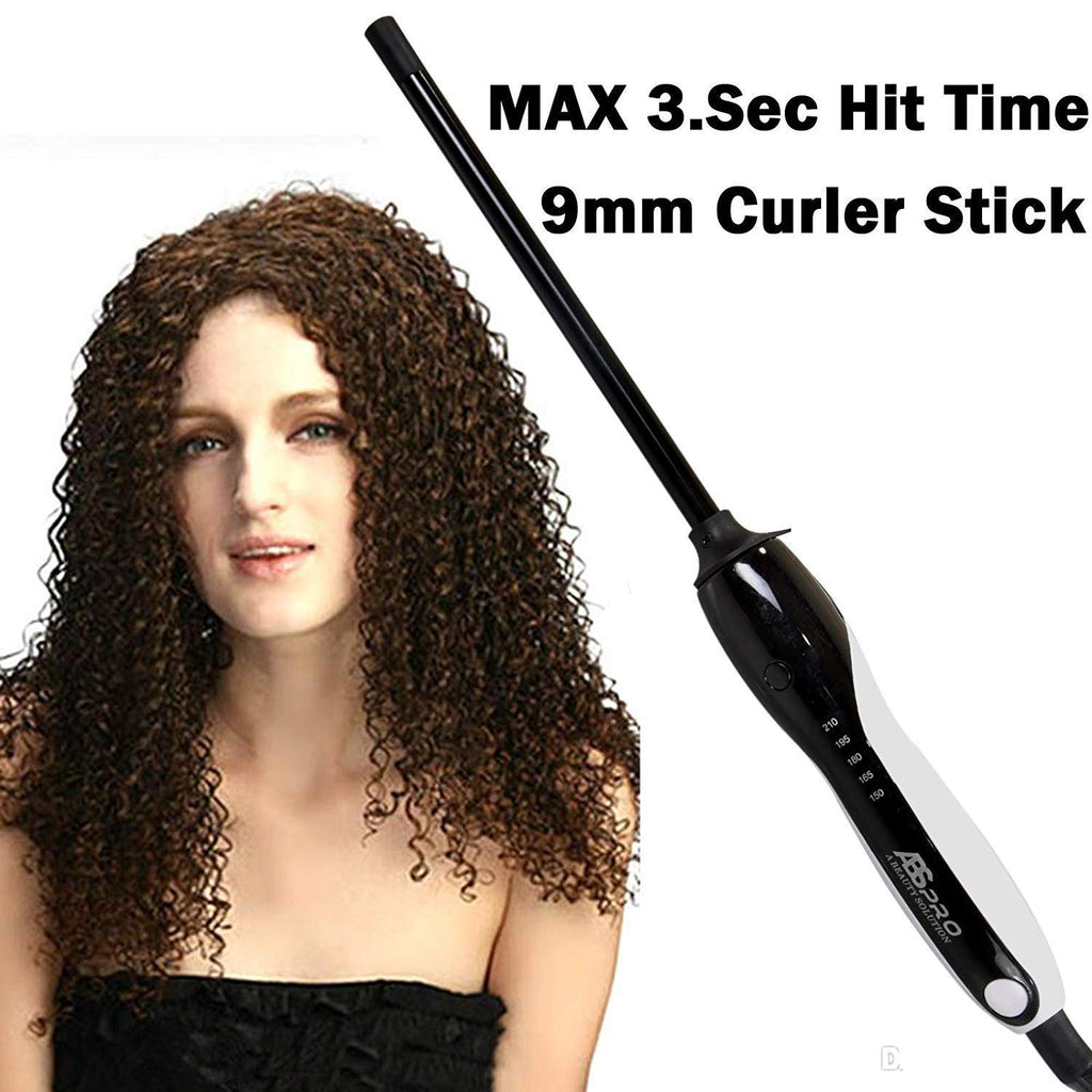 Professional Feel ABS Pro Hair Curler For Women - Electric Hair Curel Chopstick Curler Chopstick (Barrel Diameter: 9 mm)