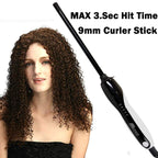 Professional Feel ABS Pro Hair Curler For Women - Electric Hair Curel Chopstick Curler Chopstick (Barrel Diameter: 9 mm)