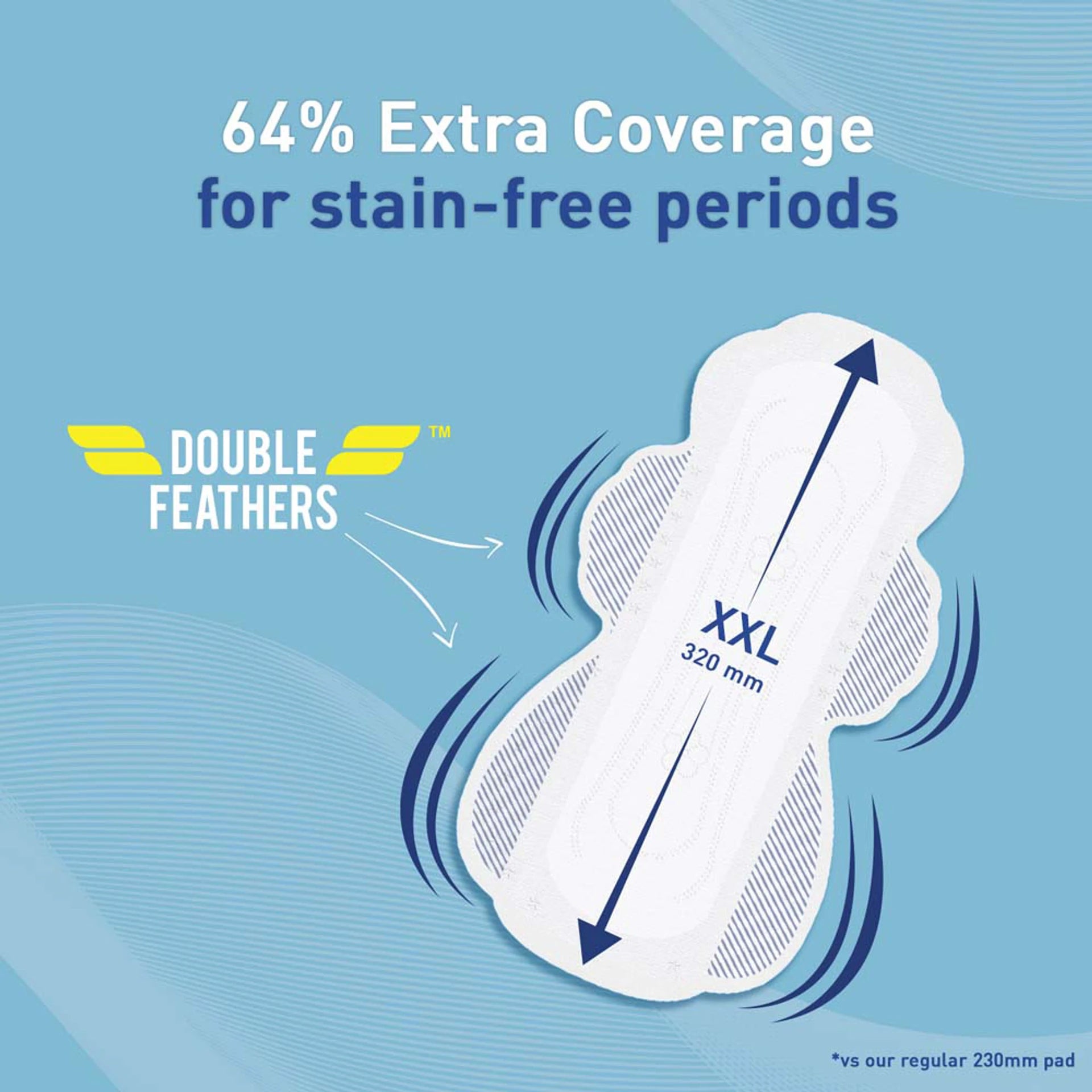 Paree Ultra Thinz Soft & Rash Free Double Feathers XXL Sanitary Pad (Pack of 50)
