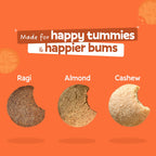 Hungry Bums Almond Cookies - Pack fo 2 320gm (20 Cookies)
