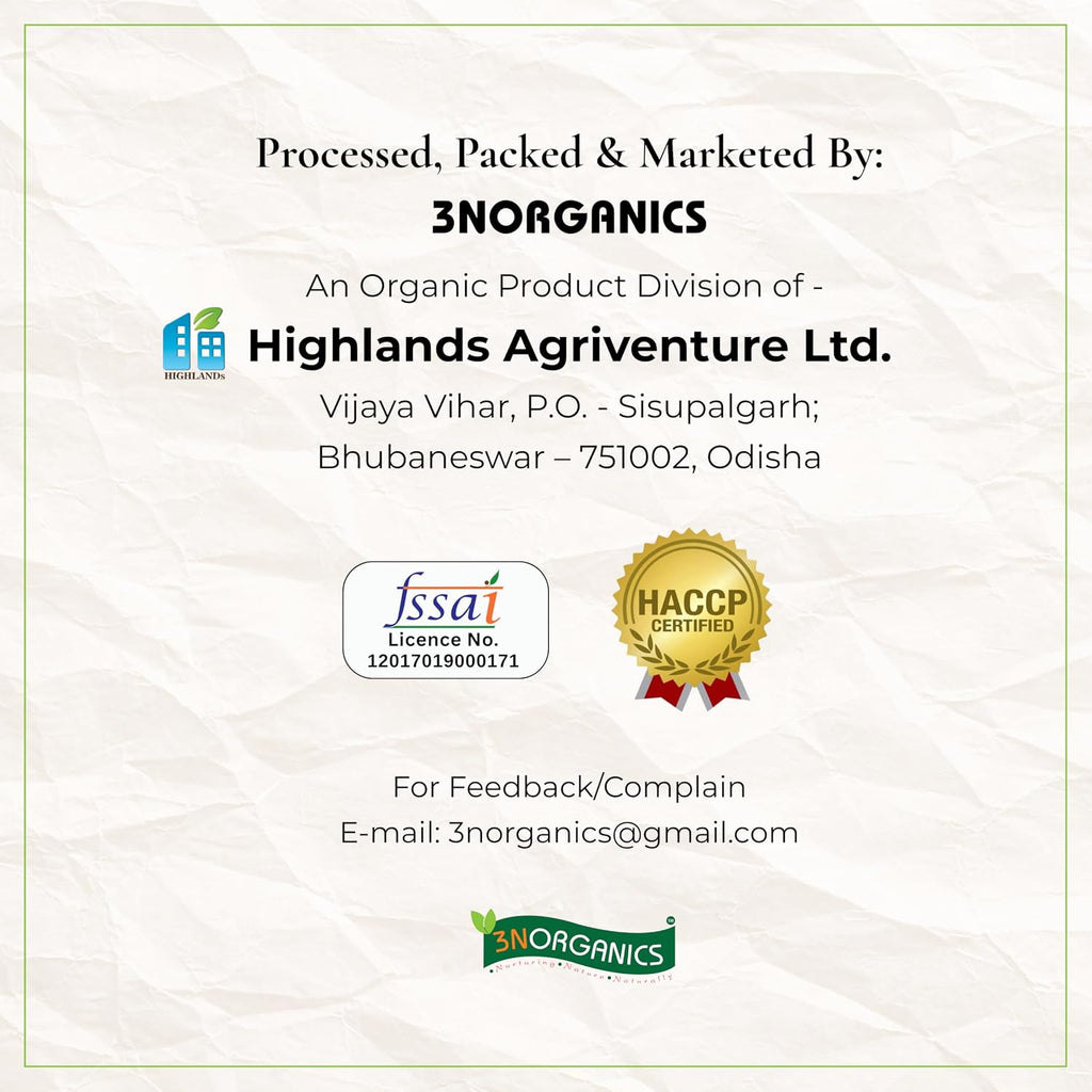 3N ORGANICS Tadka Dal - 500gm