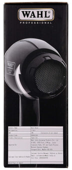 WAHL 5439-024 Super Dry Professional 2000 Watts Ionic Hair Dryer with Tourmaline Technology, 3 Heat Settings & 2 Speed Settings & Cool Shot Button - Black