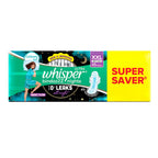 Whisper Bindazzz Nights 15x3 XXL Sanitary Pads, Upto 0% Leaks All Night Long, For Heavy Flow