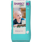 Bambo Nature Premium Baby Tape Diapers for Baby Medium Size (4-8 Kgs) - Super Absorbent, Breathable, Extra Soft, Dermatologically Tested, Hypoallergenic Infant Nappies With Wetness Indicator, 52 Count