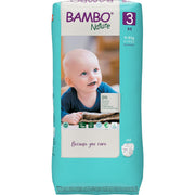 Bambo Nature Premium Baby Tape Diapers for Baby Medium Size (4-8 Kgs) - Super Absorbent, Breathable, Extra Soft, Dermatologically Tested, Hypoallergenic Infant Nappies With Wetness Indicator, 52 Count