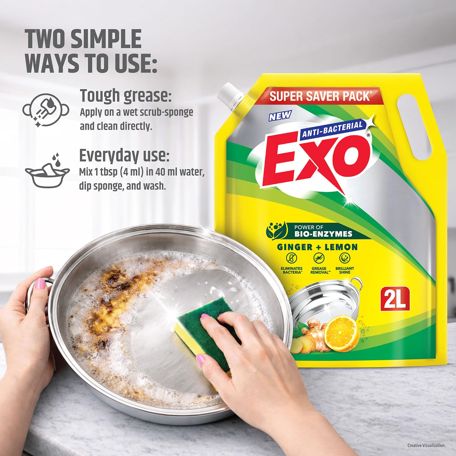 Exo Dishwash Liquid Refill Pack