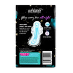 Whisper Bindazzz Nights 44 XXL Sanitary Pads, Upto 0% Leaks All Night Long(Pack of 2)