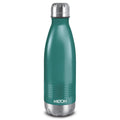 Milton Duo DLX 1000 Thermosteel Bottle, 1000 ml Water Bottles, 24 Hours Hot and Cold, Easy to Carry, Easy Grip, Rust Proof, Tea, Coffee, Office, Travel Bottle, Matt Green