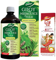 Dabur Lal Tail - 500ml & Dabur Giloy Neem Tulsi Juice -1L
