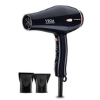 VEGA PROFESSIONAL Pro Starlite BLDC 2600W Hair Dryer for Women & Men | Professional Blow Dryer with Combination of 4 Heat & 2 Speed Modes, 16 Amp Plug Fast Hair Drying (VPPHD-12)