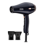 VEGA PROFESSIONAL Pro Starlite BLDC 2600W Hair Dryer for Women & Men | Professional Blow Dryer with Combination of 4 Heat & 2 Speed Modes, 16 Amp Plug Fast Hair Drying (VPPHD-12)