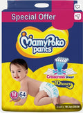 Mamy Poko Pants M64, Size M, Pack of 64