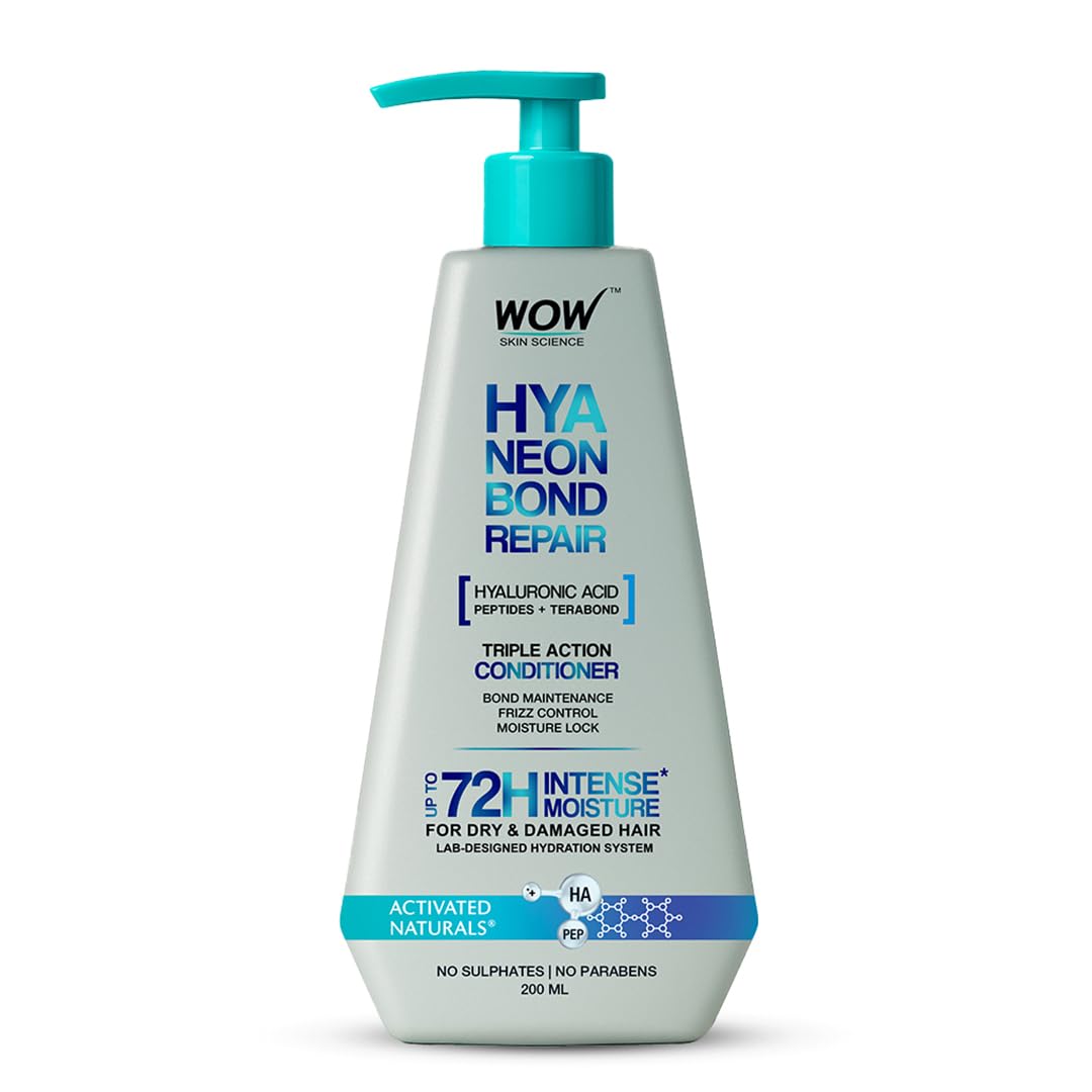 WOW Skin Science HyaNeon Bond Repair Hyaluronic Conditioner for Dry &amp; Damaged Hair