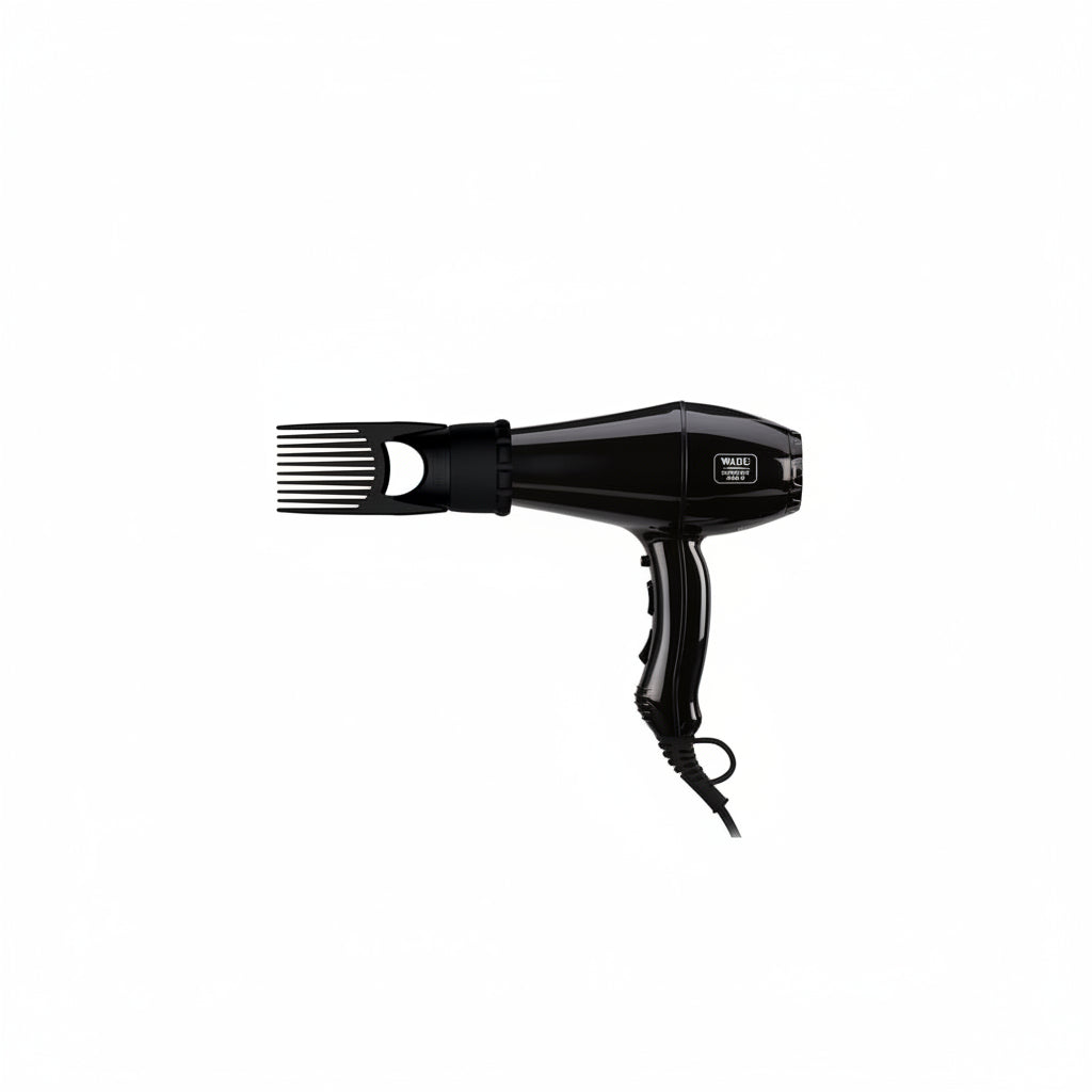 Wahl WPHD4-0024 Super Dry Professional 2400 Watts Styling Hair Dryer with Ionic Technology, Powerful airflow 16 m/s, Secondary thermal fuse, Removable filter, Cool Shot Button Black, 2 Concenrators, 1 Diffuser & 1 Pik for Styling, WPHD4-0024