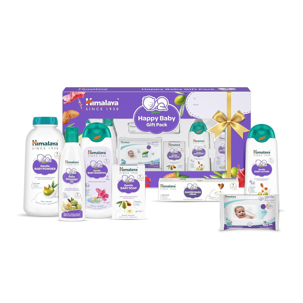 Himalaya Happy Baby Gift Pack 7s with Newborn Baby Essentials