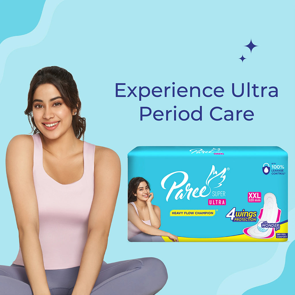 Paree Super Ultra Dry Feel XXL Sanitary Pad (Pack of 40)
