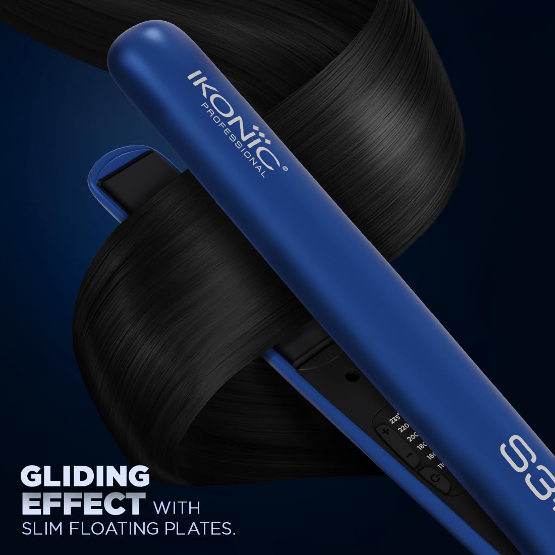 IKONIC S3+ Ceramic (Blue and black) Hair Straightener