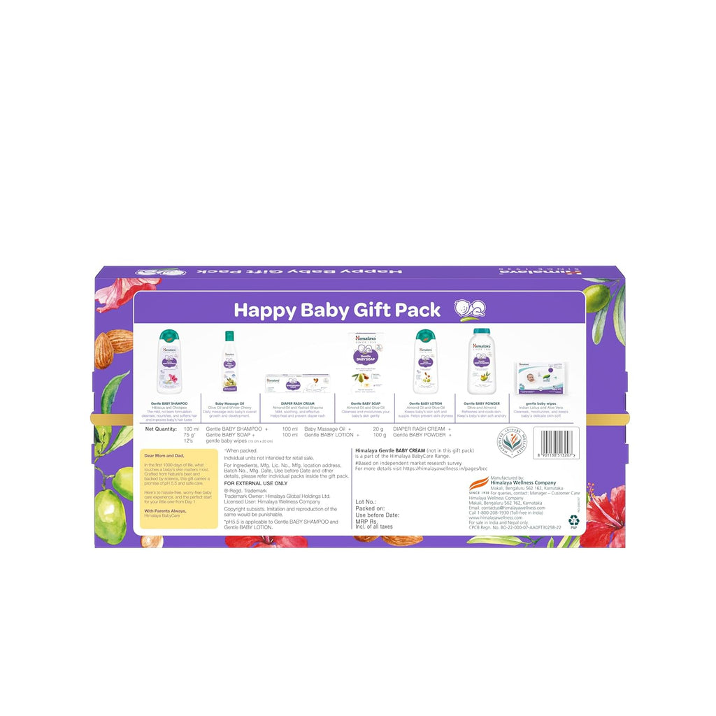 Himalaya Happy Baby Gift Pack 7s with Newborn Baby Essentials