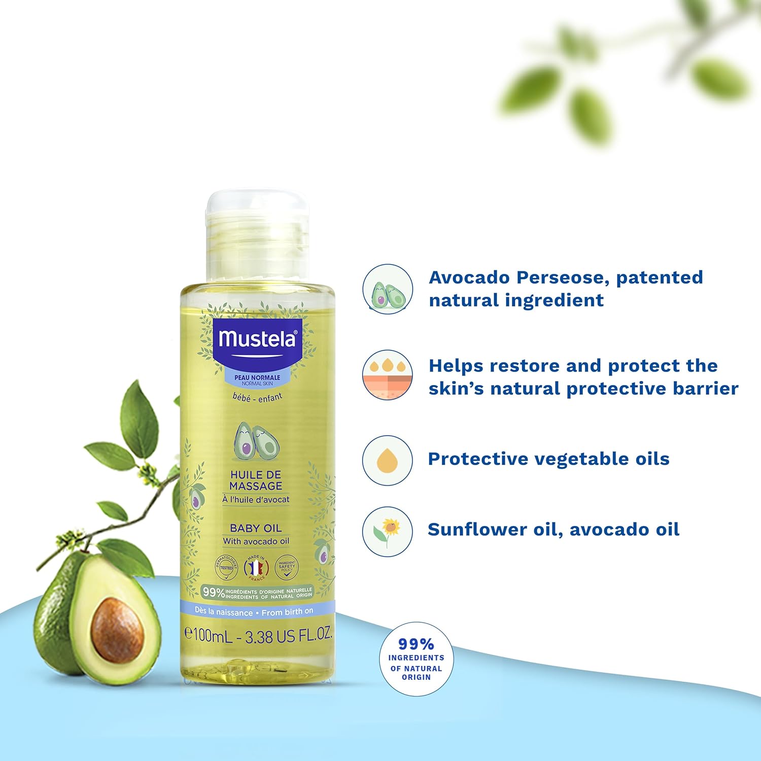 Mustela Baby Oil 100ml