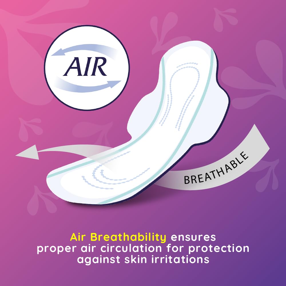 Bella Ultra Night Drai Sanitary Pads Women XXL - 14pcs | Night Protection for Very Heavy Flow | 31.5 Cm Long | Breathable | Lock Gel System | Green Edge System | Fast Absorption | Rash Free Period