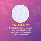 Bella Ultra Night Drai Sanitary Pads Women XXL - 14pcs | Night Protection for Very Heavy Flow | 31.5 Cm Long | Breathable | Lock Gel System | Green Edge System | Fast Absorption | Rash Free Period