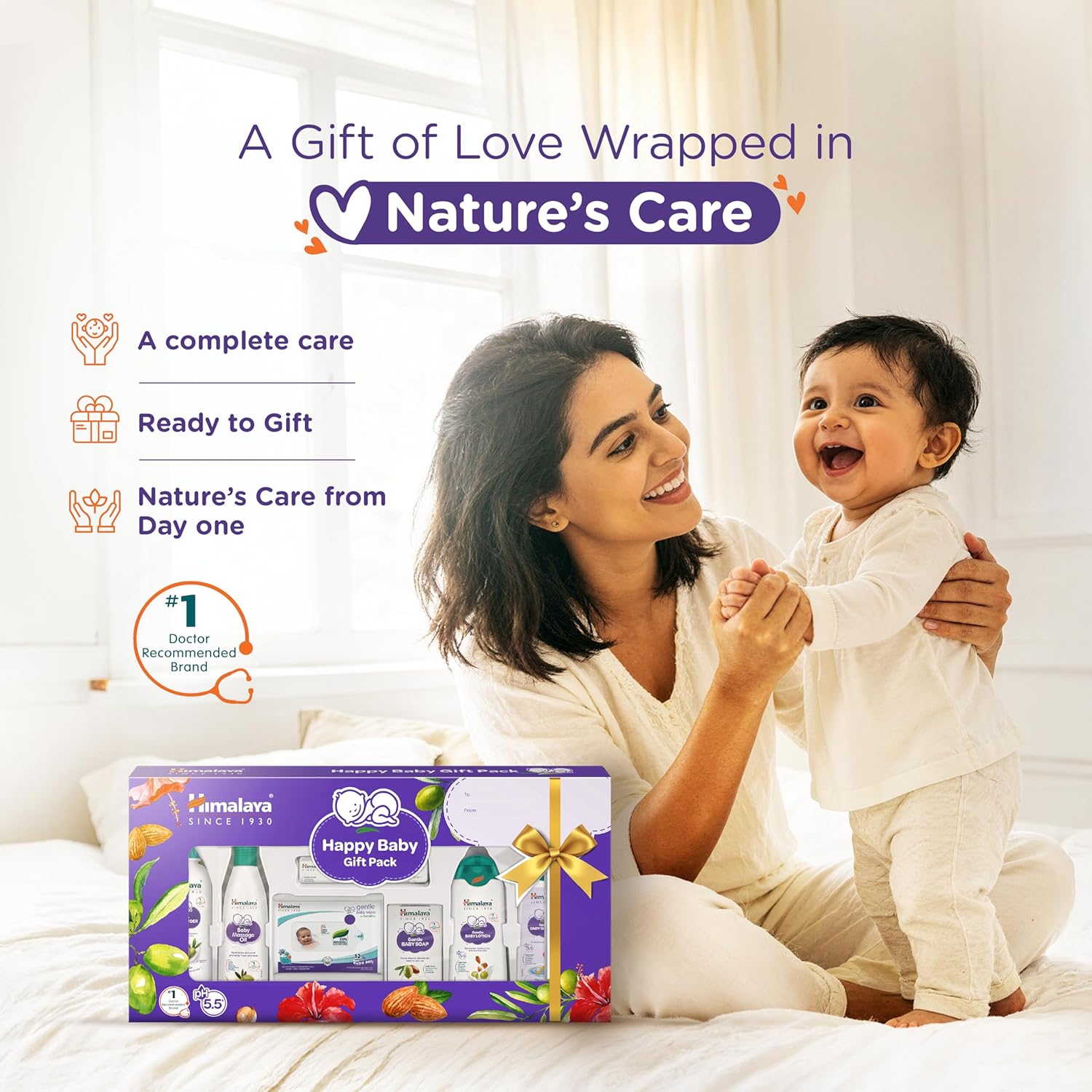 Himalaya Happy Baby Gift Pack 7s with Newborn Baby Essentials