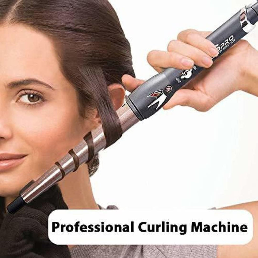 Professional Feel Abs Hair Curler For Women-[ Curling The Hair Without Damage ] (F-13) Electric Hair Curler (Barrel Diameter: 25 cm)